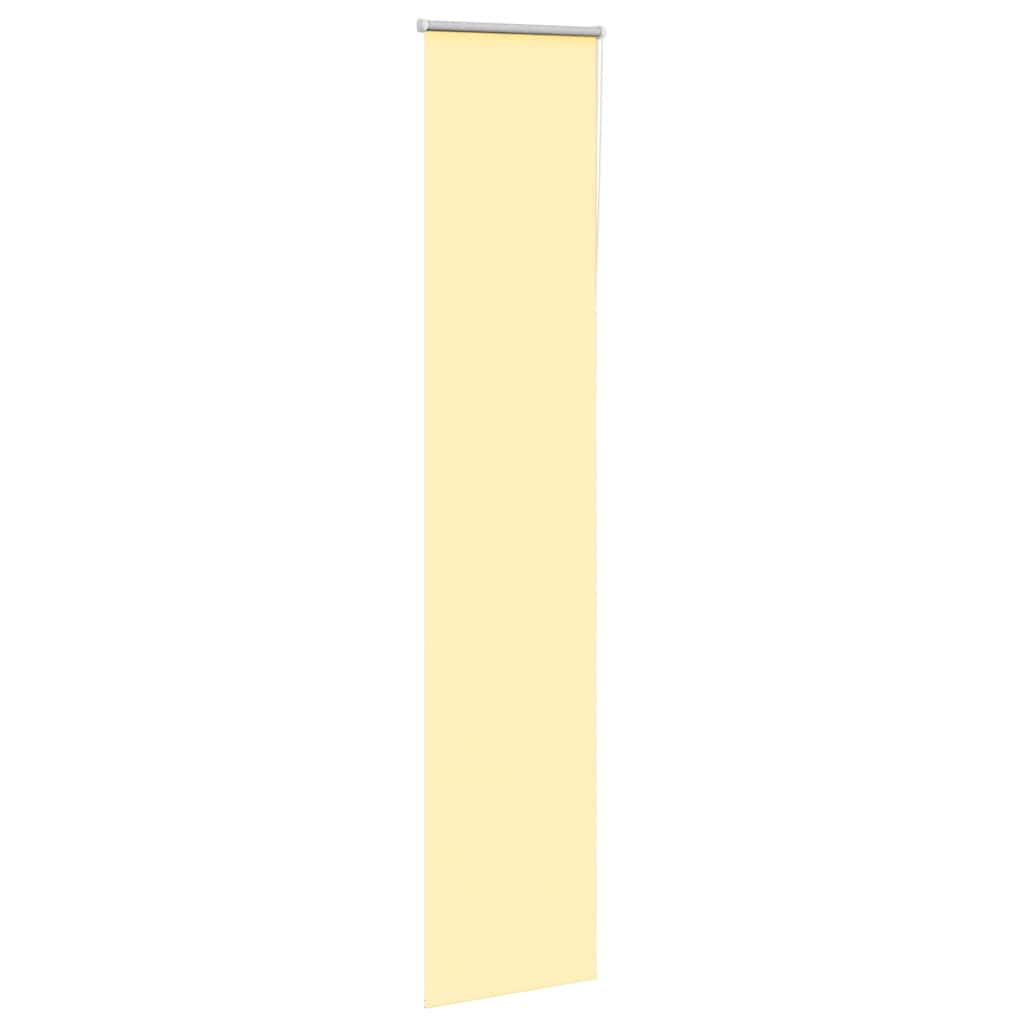 Roller Blind Blackout Yellow 60x210 cm Fabric Width 55.7 cm Polyester
