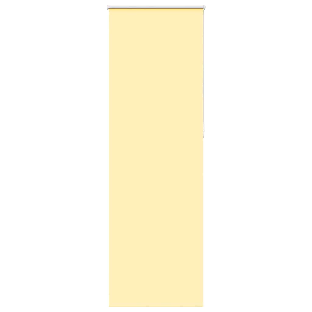 Roller Blind Blackout Yellow 65x210 cm Fabric Width 60.7 cm Polyester