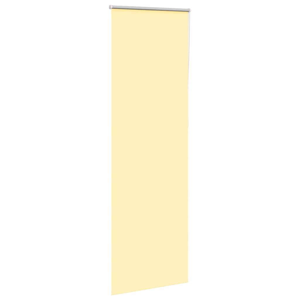 Roller Blind Blackout Yellow 70x210 cm Fabric Width 65.7 cm Polyester