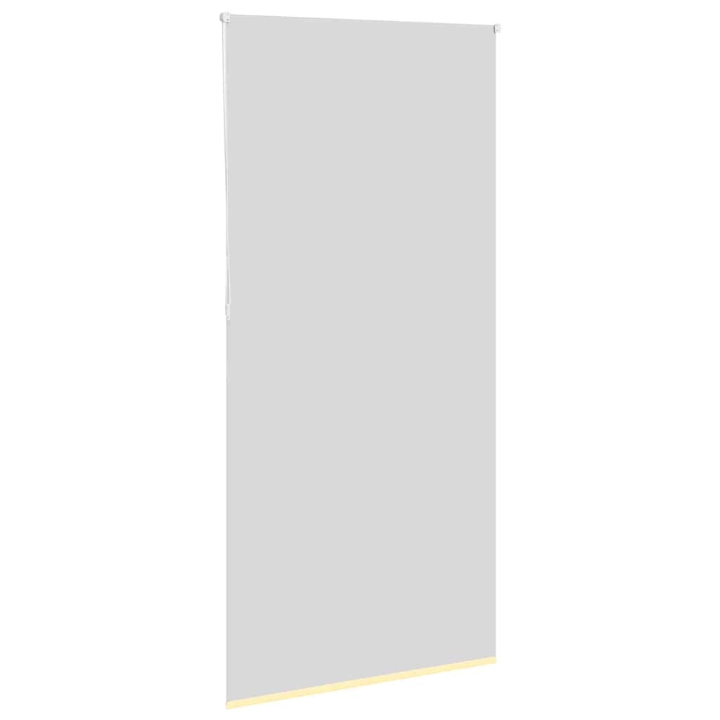 Roller Blind Blackout Yellow 90x210 cm Fabric Width 85.7 cm Polyester