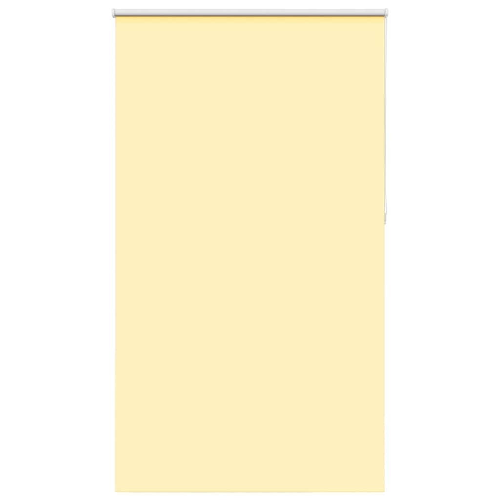 Roller Blind Blackout Yellow 120x210 cm Fabric Width 116.6 cm Polyester
