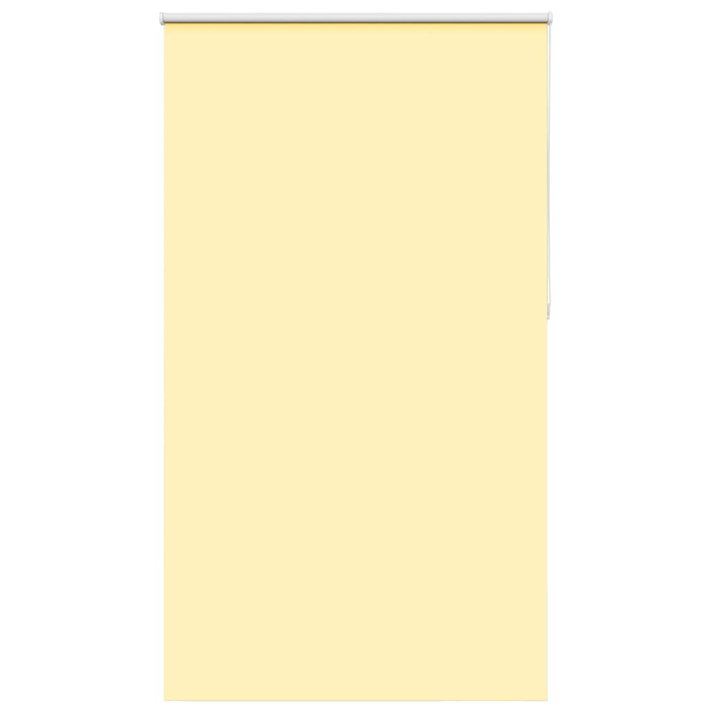 Roller Blind Blackout Yellow 125x210 cm Fabric Width 121.6 cm Polyester