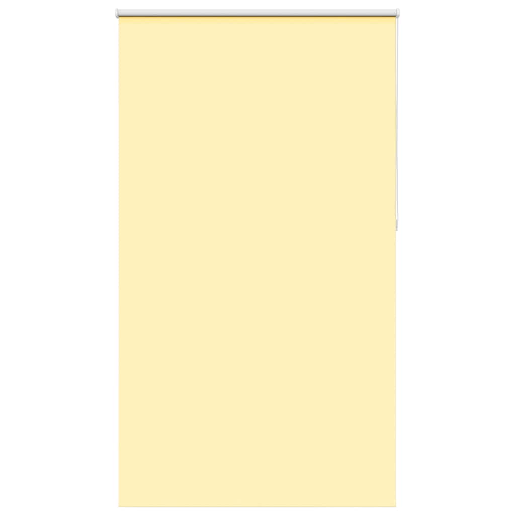 Roller Blind Blackout Yellow 140x210 cm Fabric Width 136.6 cm Polyester