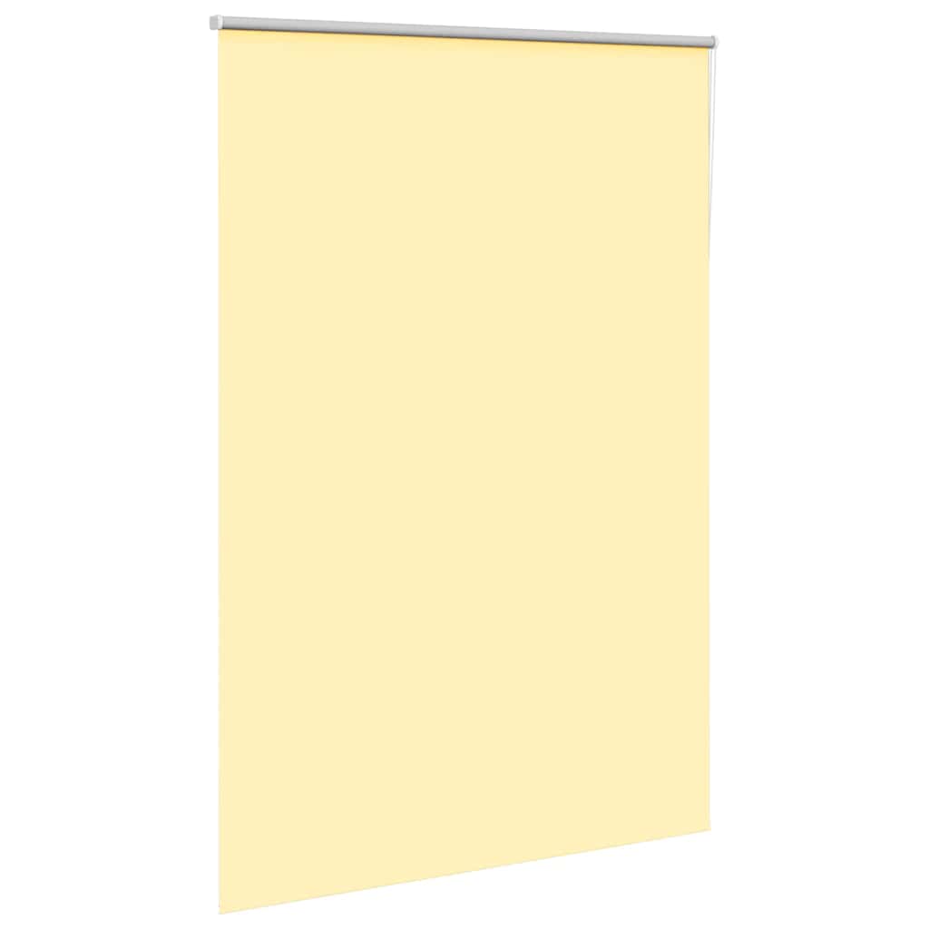 Roller Blind Blackout Yellow 145x210 cm Fabric Width 141.6 cm Polyester