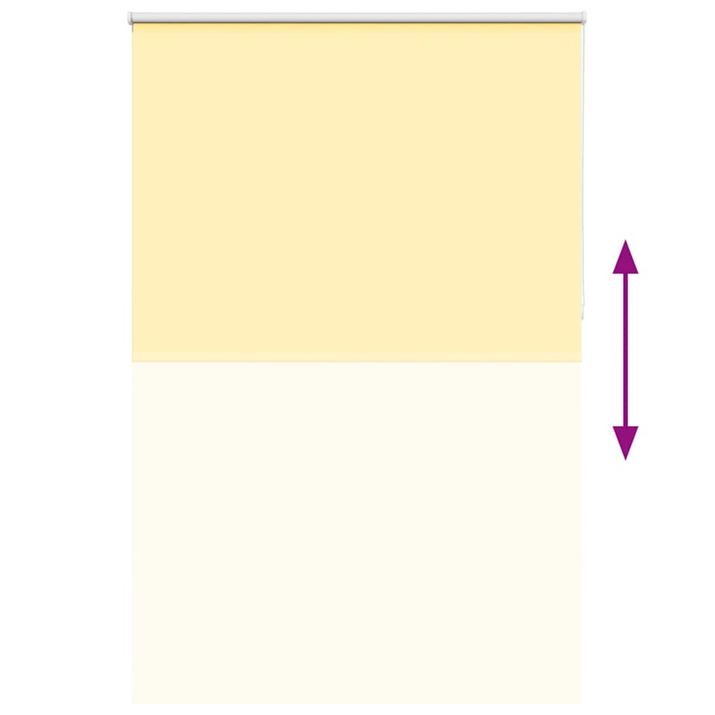 Roller Blind Blackout Yellow 160x210 cm Fabric Width 156.6 cm Polyester