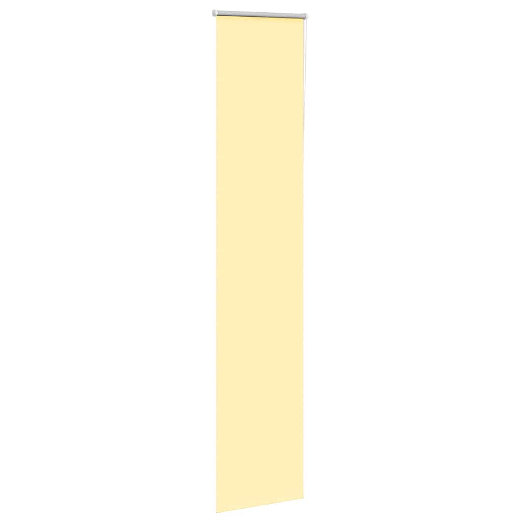 Roller Blind Blackout Yellow 60x230 cm Fabric Width 55.7 cm Polyester