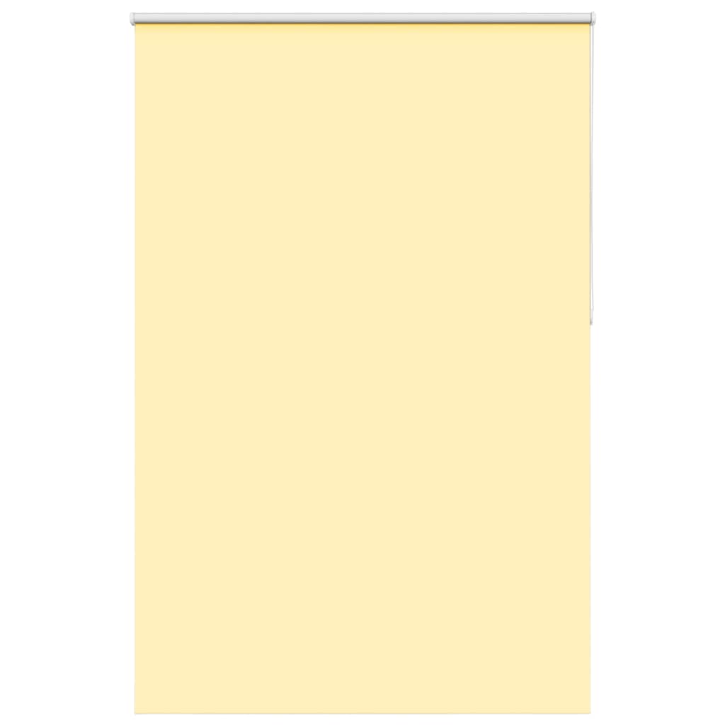 Roller Blind Blackout Yellow 150x230 cm Fabric Width 146.6 cm Polyester