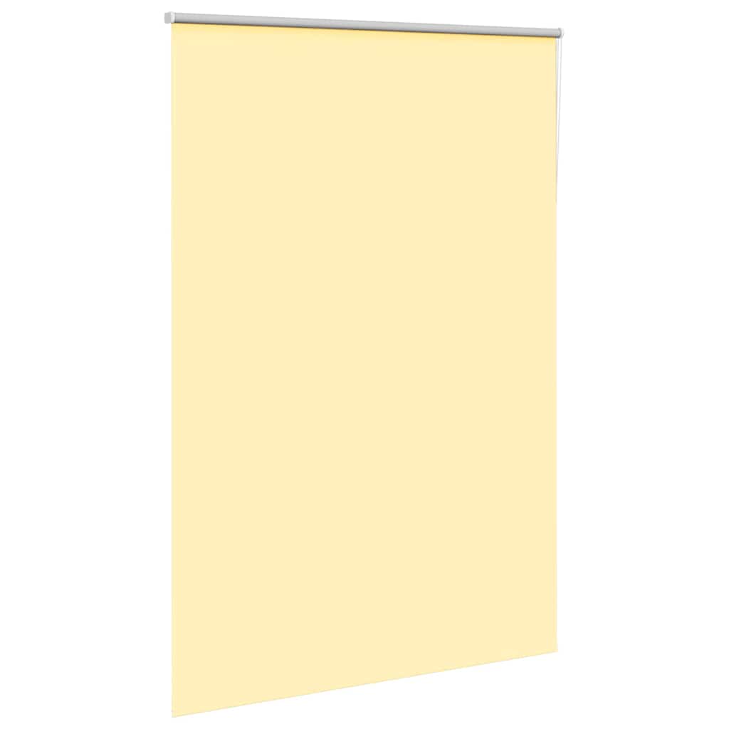 Roller Blind Blackout Yellow 155x230 cm Fabric Width 151.6 cm Polyester