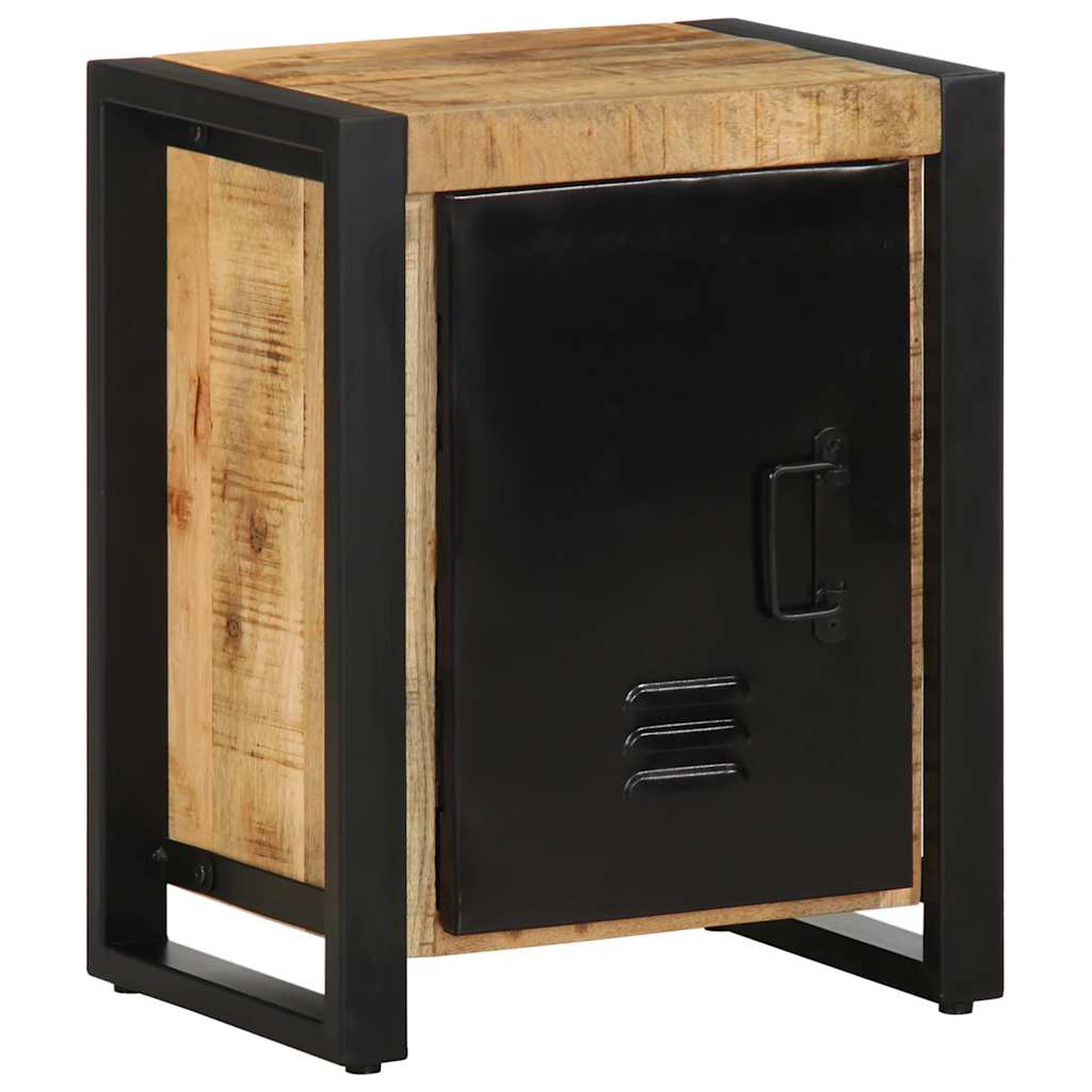Bedside Cabinet 40x30x51 cm Solid Rough Wood Mango