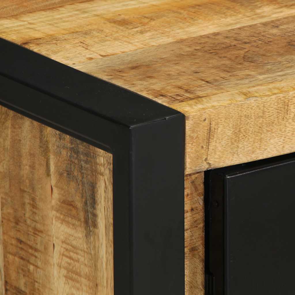 Bedside Cabinet 40x30x51 cm Solid Rough Wood Mango