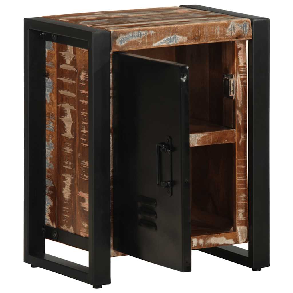 Bedside Cabinets 2 pcs Multicolour Solid Rough Wood Mango