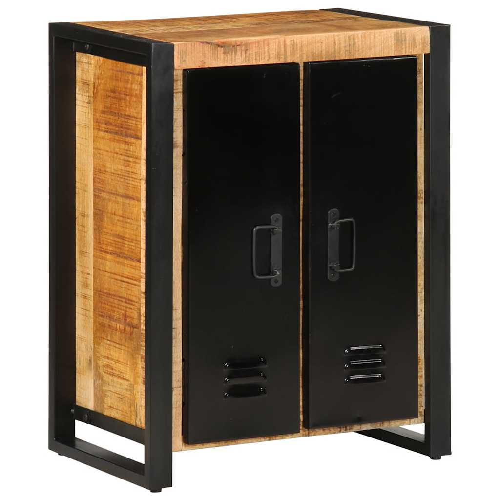 Sideboard 55x35x70 cm Solid Rough Wood Mango