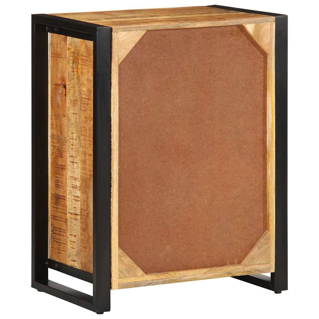 Sideboard 55x35x70 cm Solid Rough Wood Mango