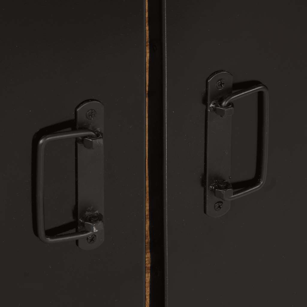 Sideboard 55x35x70 cm Solid Rough Wood Mango