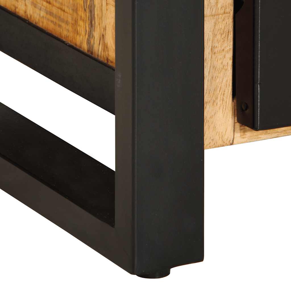 Sideboard 55x35x70 cm Solid Rough Wood Mango