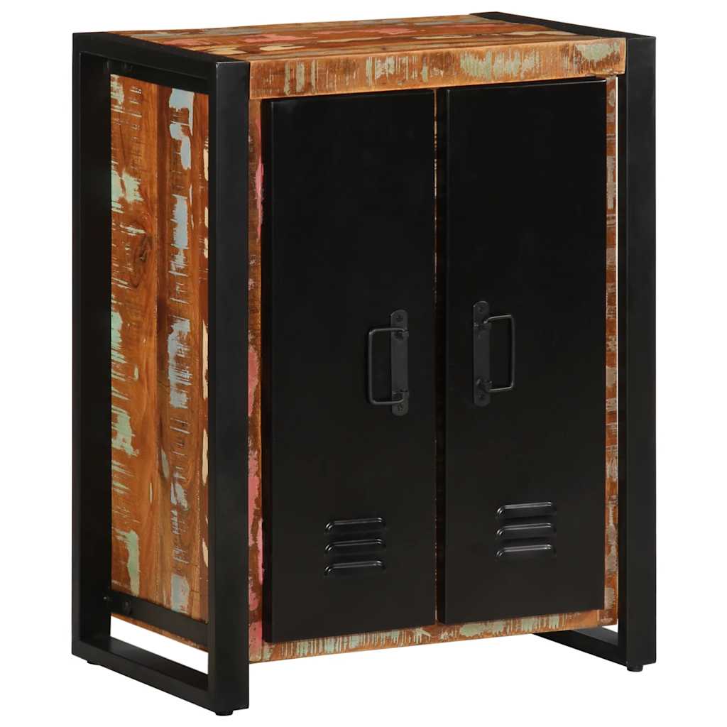 Sideboard Multicolour 55x35x70 cm Solid Wood Reclaimed