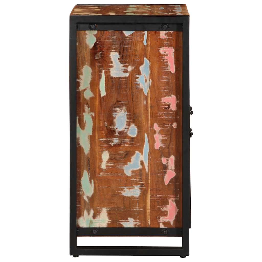 Sideboard Multicolour 55x35x70 cm Solid Wood Reclaimed