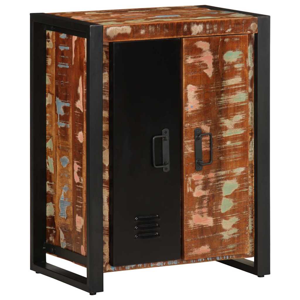 Sideboard Multicolour 55x35x70 cm Solid Wood Reclaimed