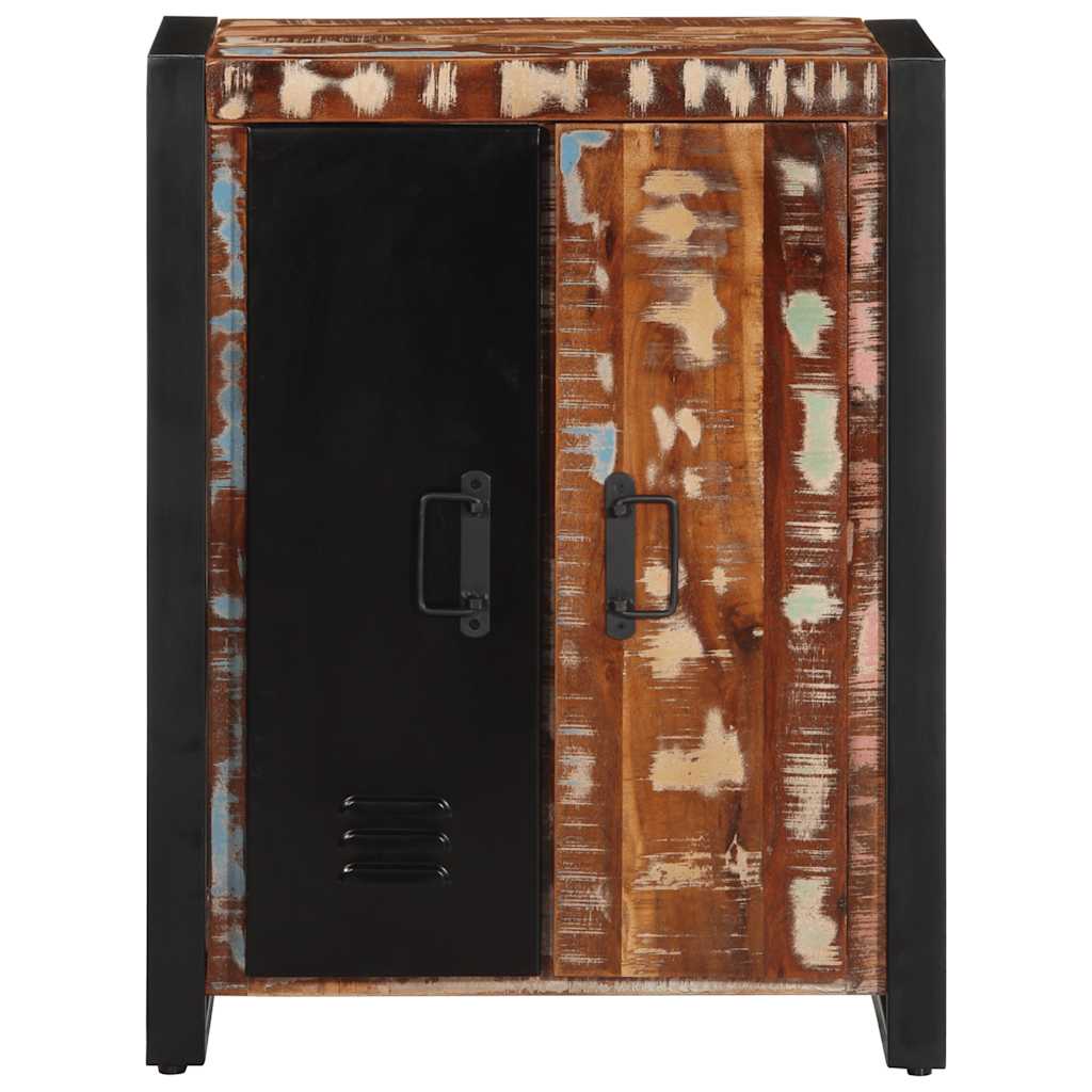Sideboard Multicolour 55x35x70 cm Solid Wood Reclaimed