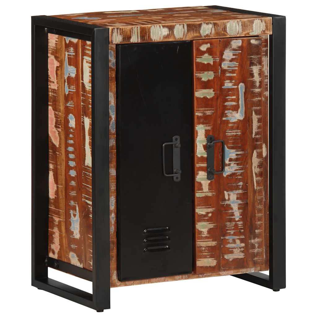 Sideboard Multicolour 55x35x70 cm Solid Wood Reclaimed