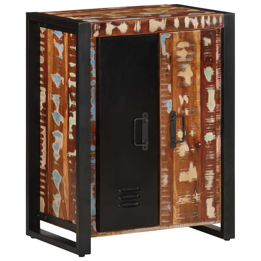 Sideboard Multicolour 55x35x70 cm Solid Wood Reclaimed