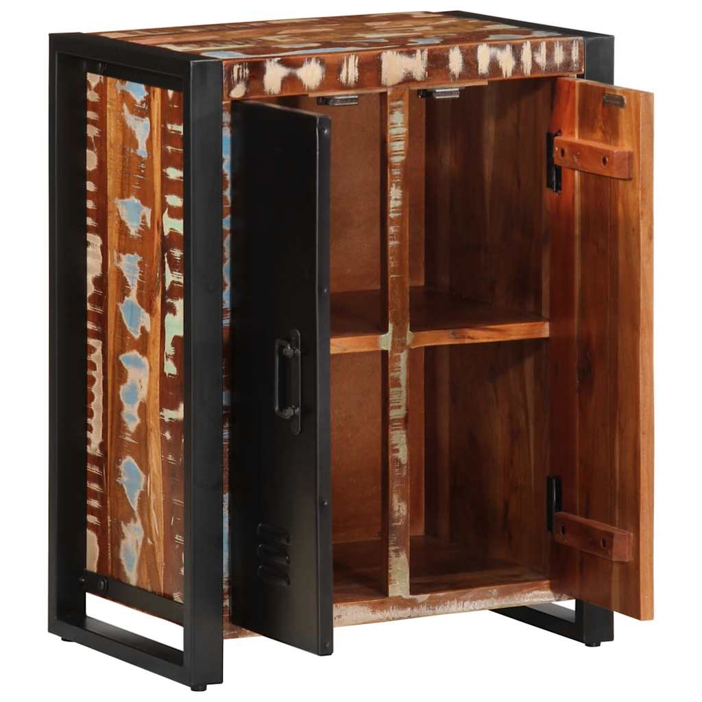 Sideboard Multicolour 55x35x70 cm Solid Wood Reclaimed