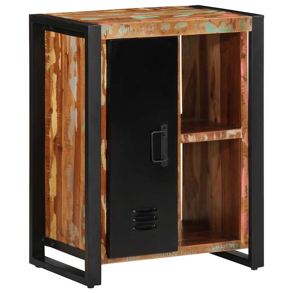 Sideboard Multicolour 55x35x70 cm Solid Wood Reclaimed