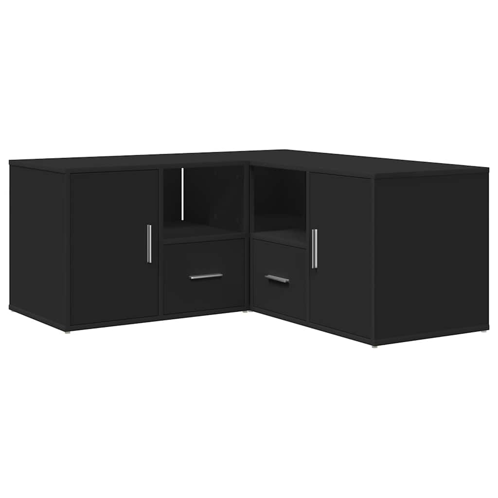 Corner Cabinet Black 160x40x45 cm Engineered Wood