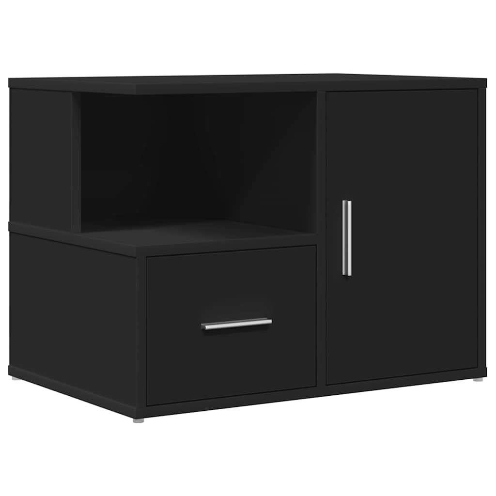 Corner Cabinet Black 160x40x45 cm Engineered Wood
