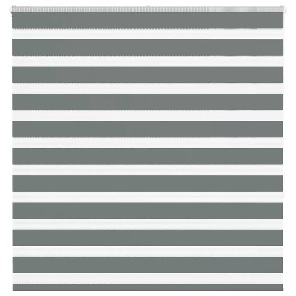 Zebra Blind Dark Grey 145x150 cm Fabric Width 140.9 cm Polyester