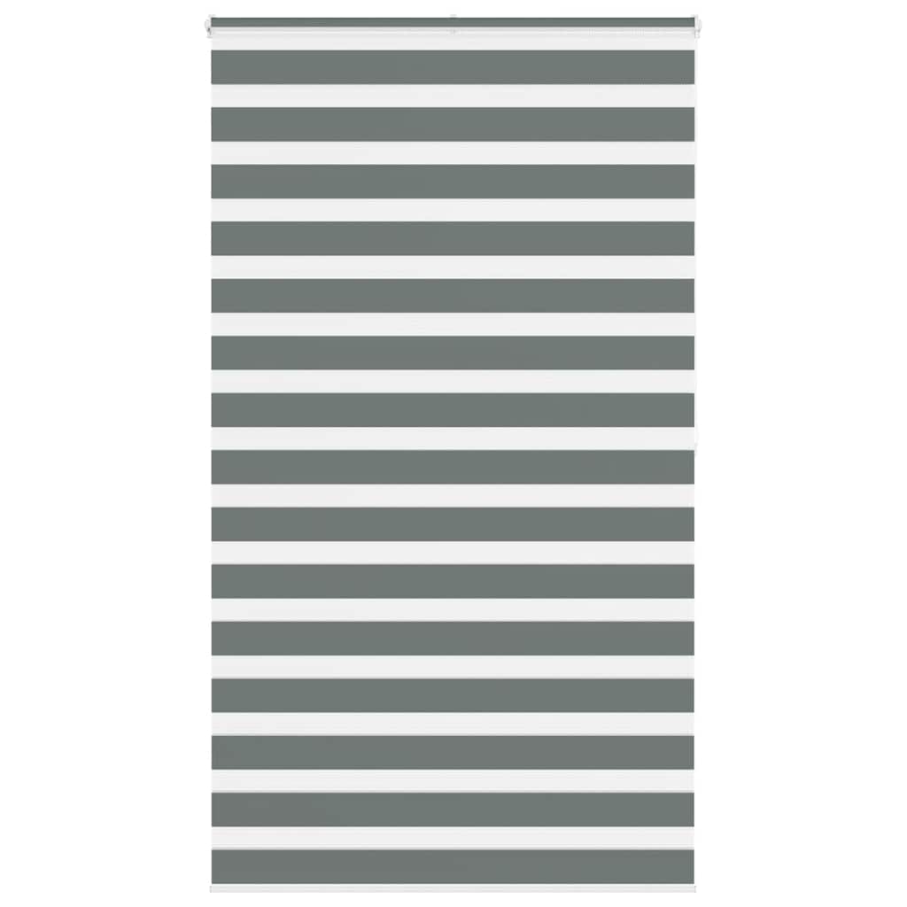 Zebra Blind Dark Grey 120x200 cm Fabric Width 115.9 cm Polyester