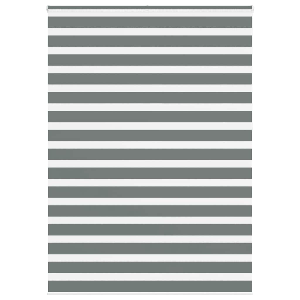 Zebra Blind Dark Grey 160x230 cm Fabric Width 155.9 cm Polyester