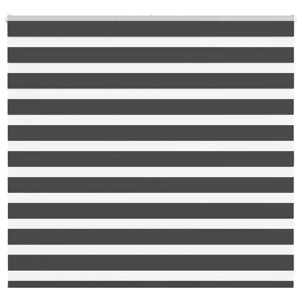 Zebra Blind Black 160x100 cm Fabric Width 155.9 cm Polyester