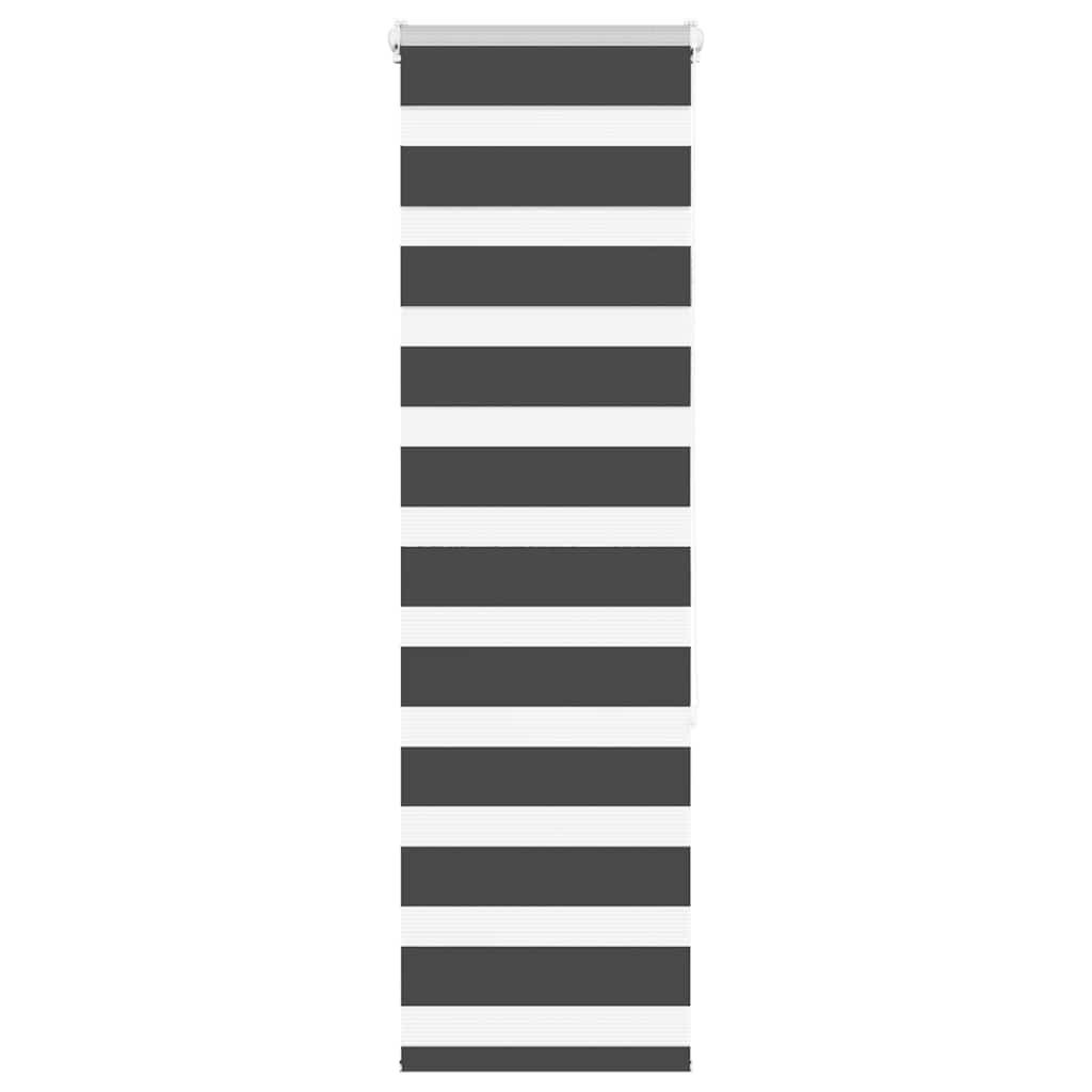 Zebra Blind Black 40x150 cm Fabric Width 35.9 cm Polyester