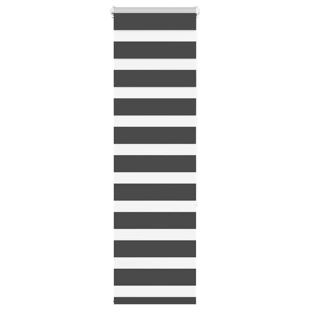 Zebra Blind Black 45x150 cm Fabric Width 40.9 cm Polyester