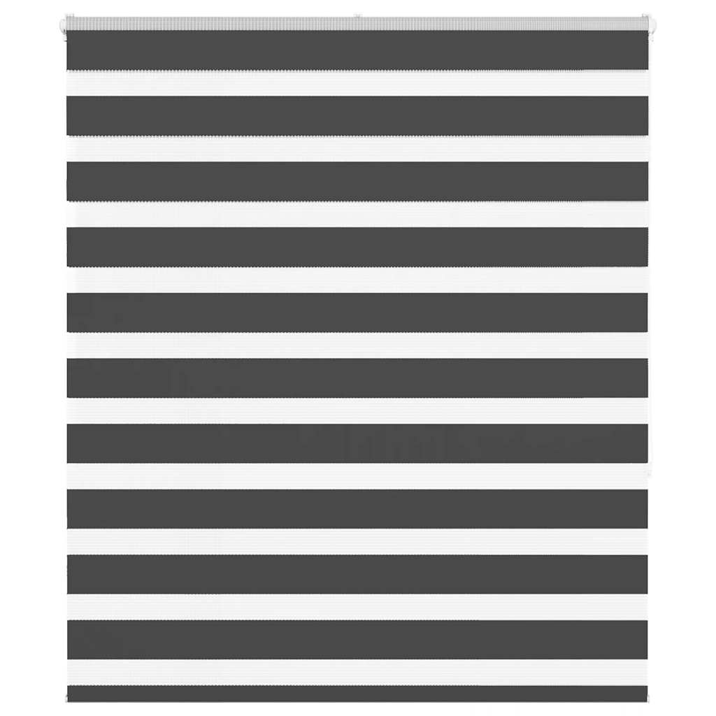 Zebra Blind Black 125x150 cm Fabric Width 120.9 cm Polyester