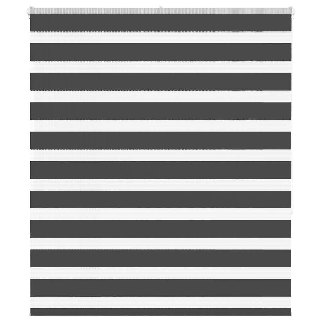 Zebra Blind Black 135x150 cm Fabric Width 130.9 cm Polyester