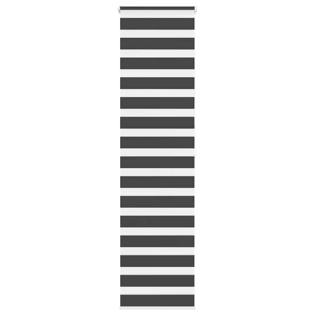 Zebra Blind Black 65x200 cm Fabric Width 60.9 cm Polyester
