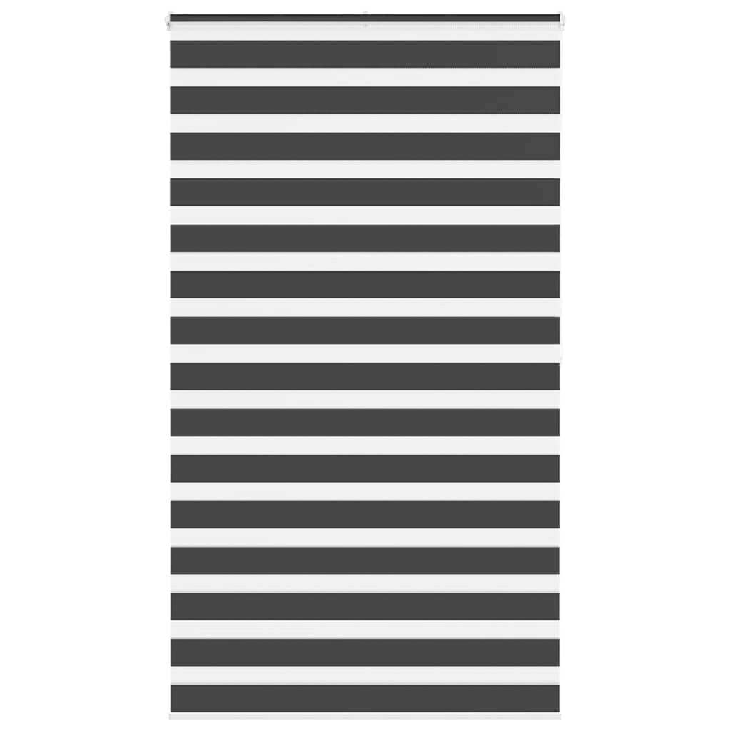 Zebra Blind Black 135x200 cm Fabric Width 130.9 cm Polyester
