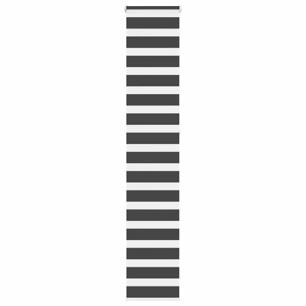 Zebra Blind Black 45x230 cm Fabric Width 40.9 cm Polyester