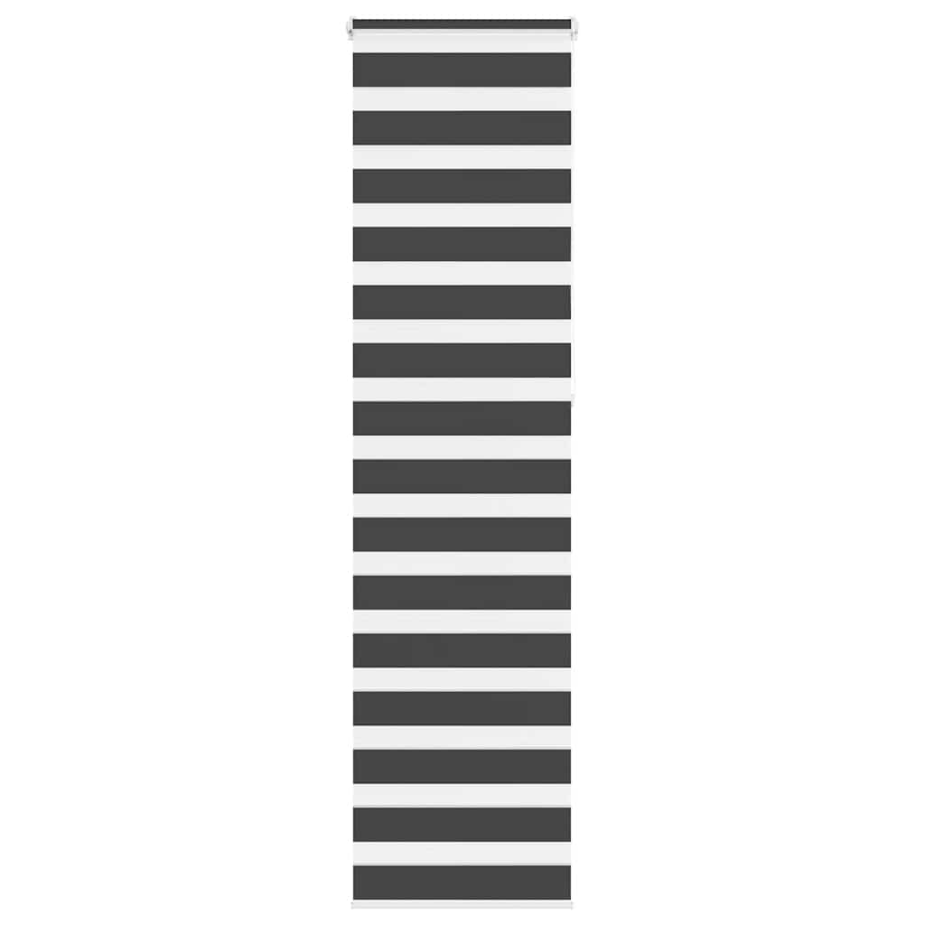 Zebra Blind Black 50x230 cm Fabric Width 45.9 cm Polyester