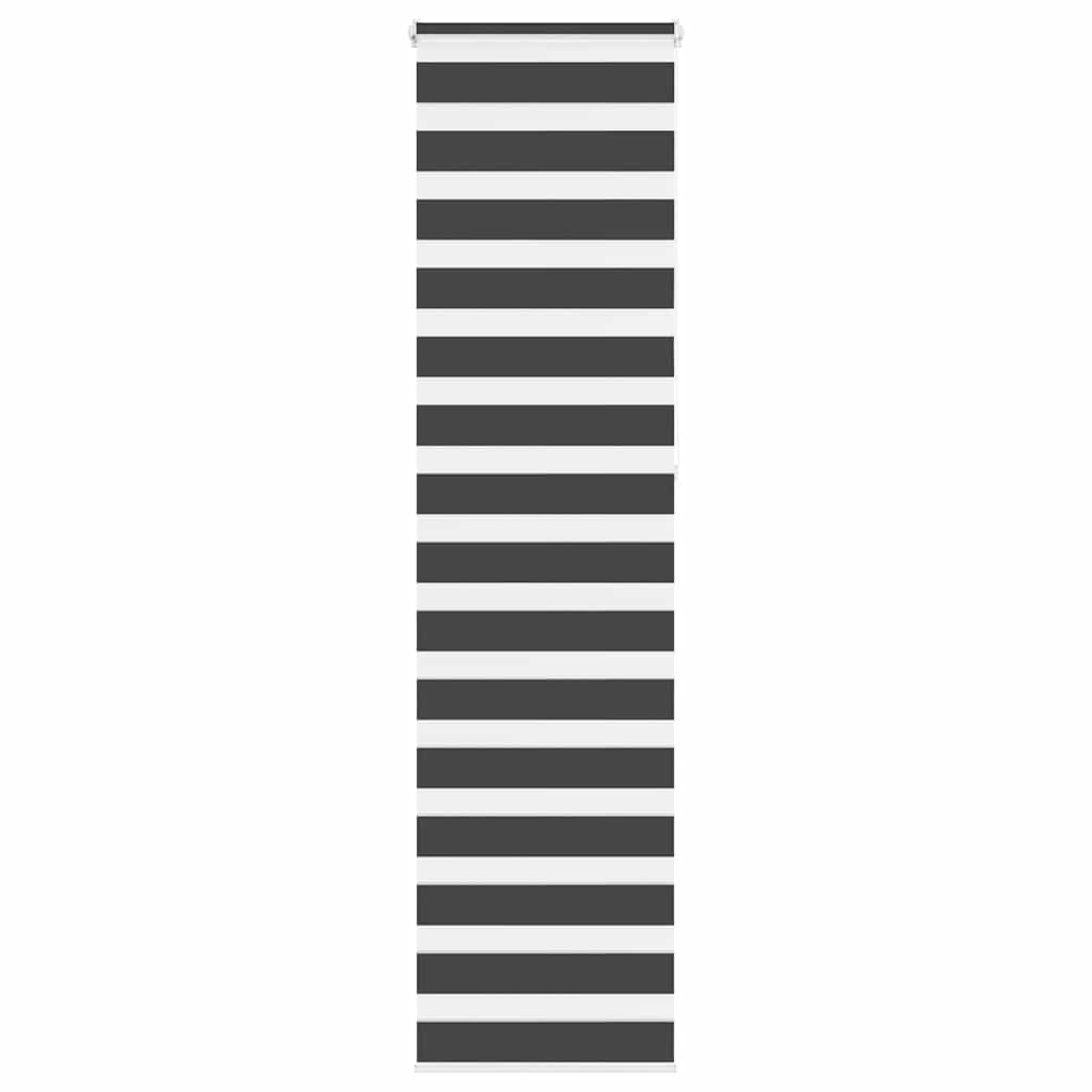 Zebra Blind Black 60x230 cm Fabric Width 55.9 cm Polyester