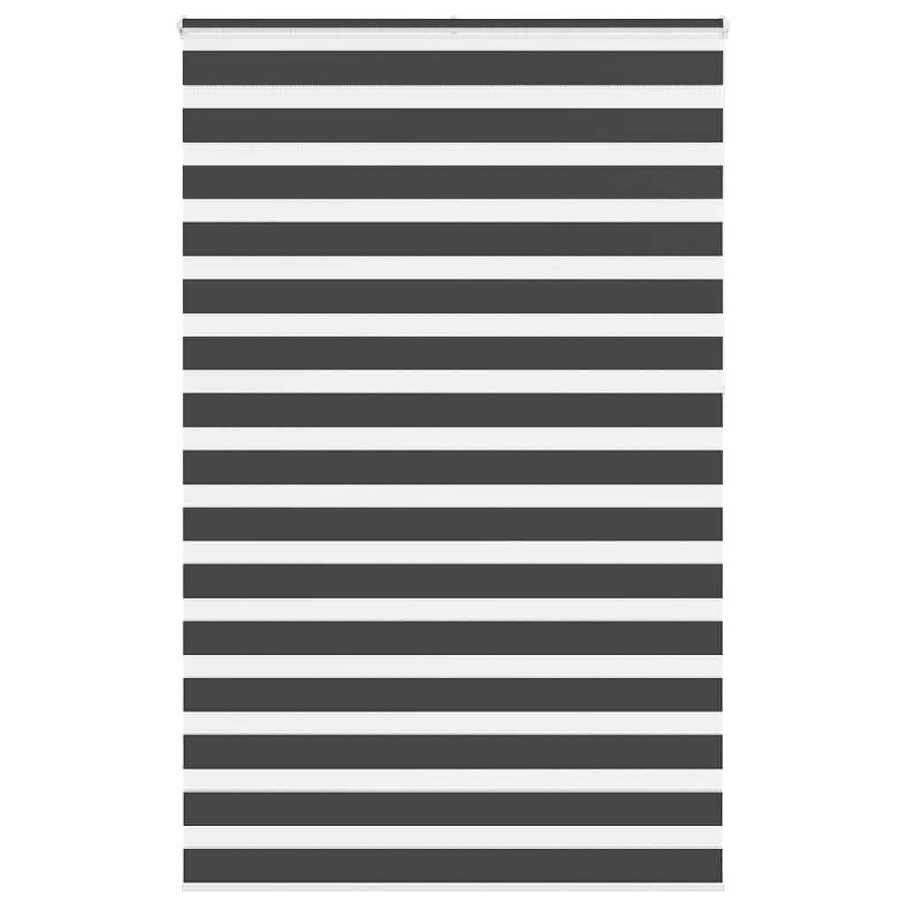 Zebra Blind Black 140x230 cm Fabric Width 135.9 cm Polyester