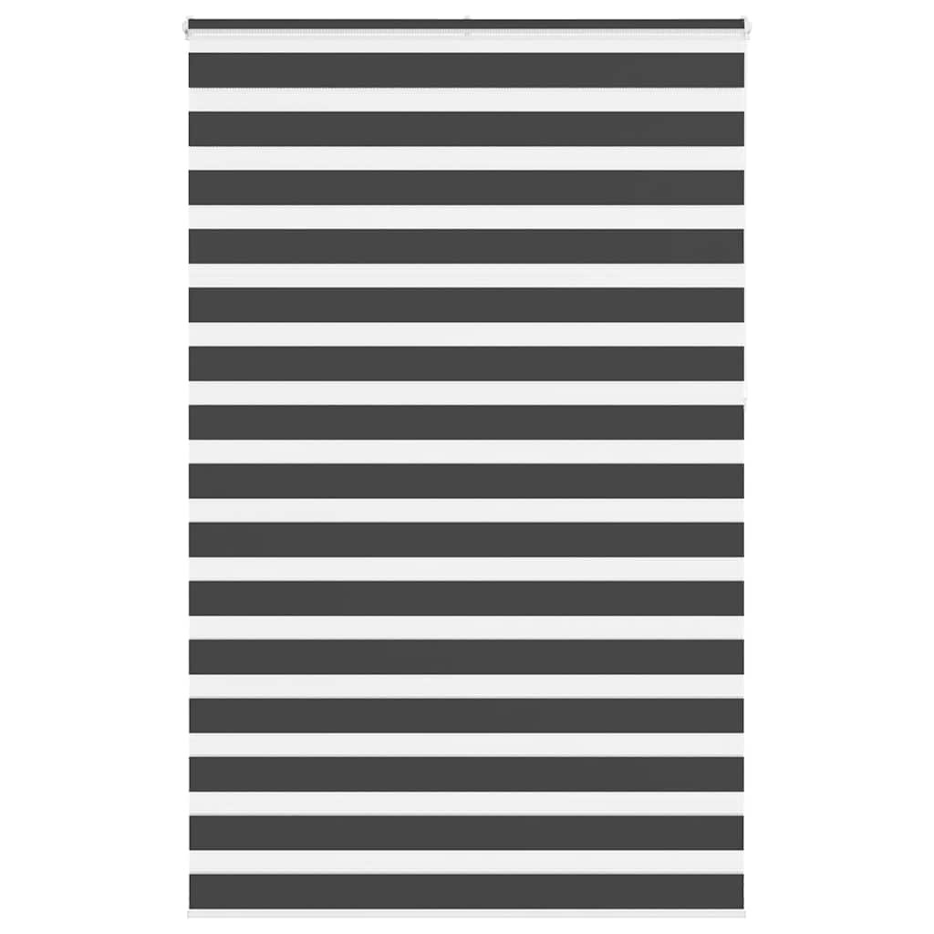 Zebra Blind Black 145x230 cm Fabric Width 140.9 cm Polyester