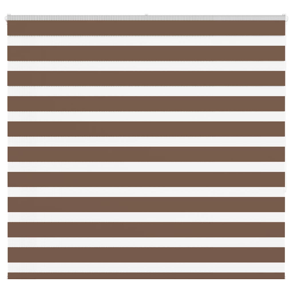 Zebra Blind Brown 160x150 cm Fabric Width 155.9 cm Polyester