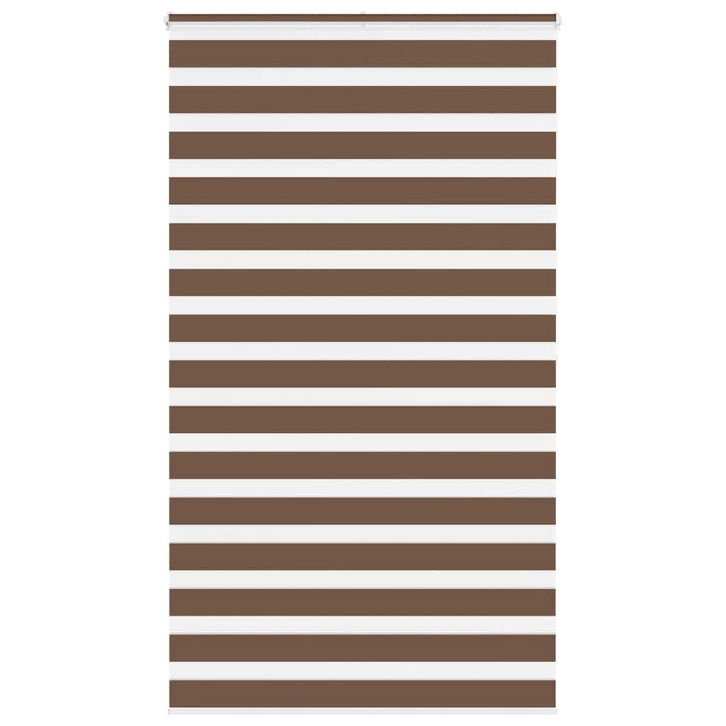 Zebra Blind Brown 120x200 cm Fabric Width 115.9 cm Polyester