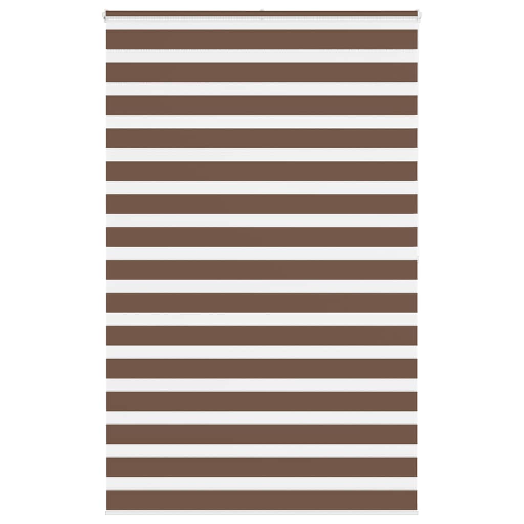Zebra Blind Brown 150x200 cm Fabric Width 145.9 cm Polyester