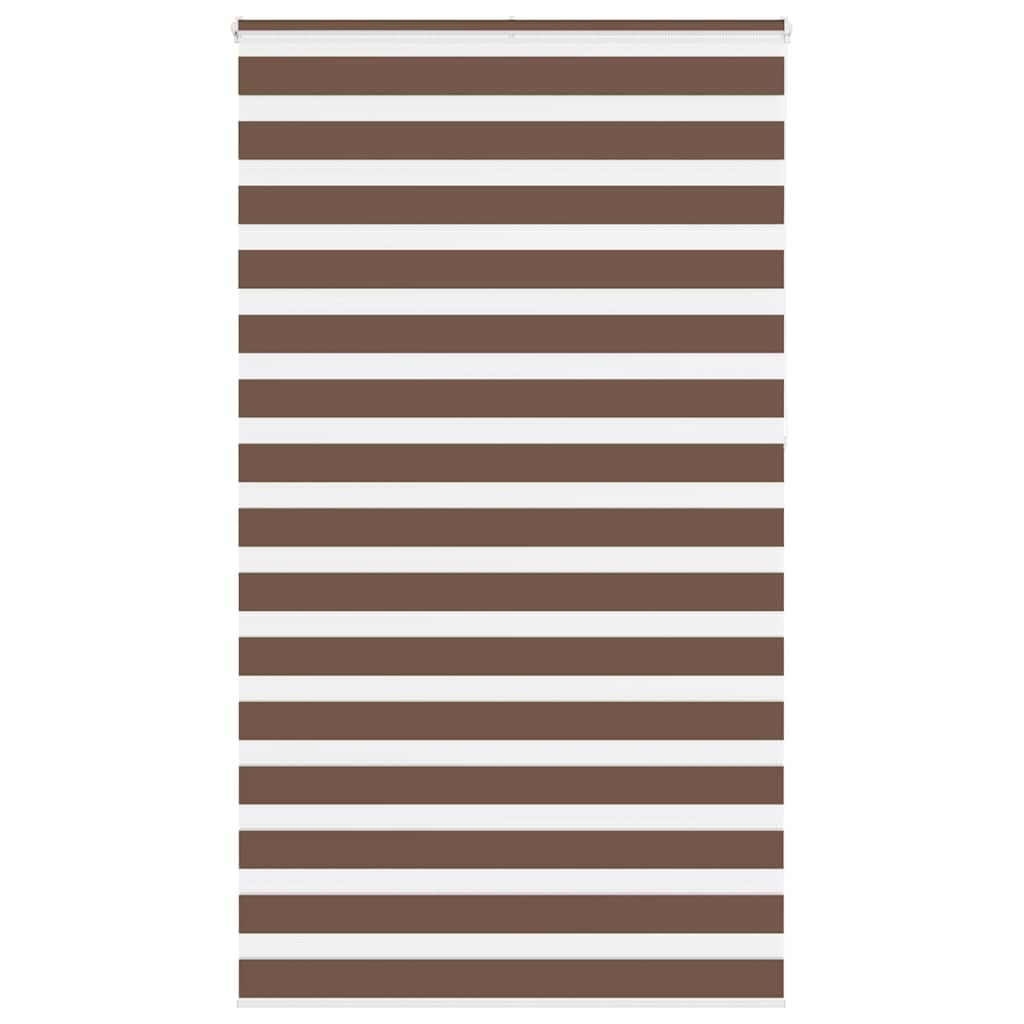 Zebra Blind Brown 125x230 cm Fabric Width 120.9 cm Polyester