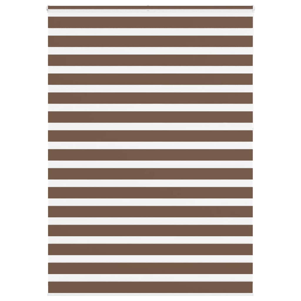 Zebra Blind Brown 155x230 cm Fabric Width 150.9 cm Polyester