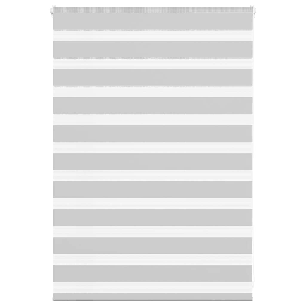 Zebra Blind Light Grey 100x100 cm Fabric Width 95.9 cm Polyester